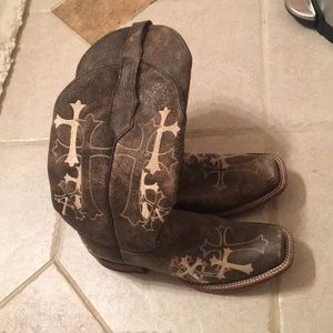 Cinch cowgirl boots size 8.5